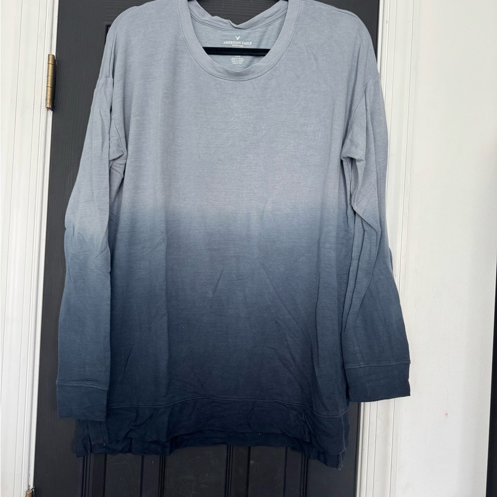 American Eagle Outfitters Soft & Sexy ombre blue pullover